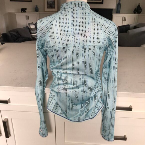 Lopez Jazzy Athletic Activewear Desert Dry Full Zip Golf Jacket Blue Sz S NWOT - Picture 6 of 14